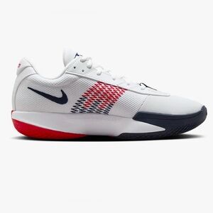 Nike Men's White and Red Athletic Shoes